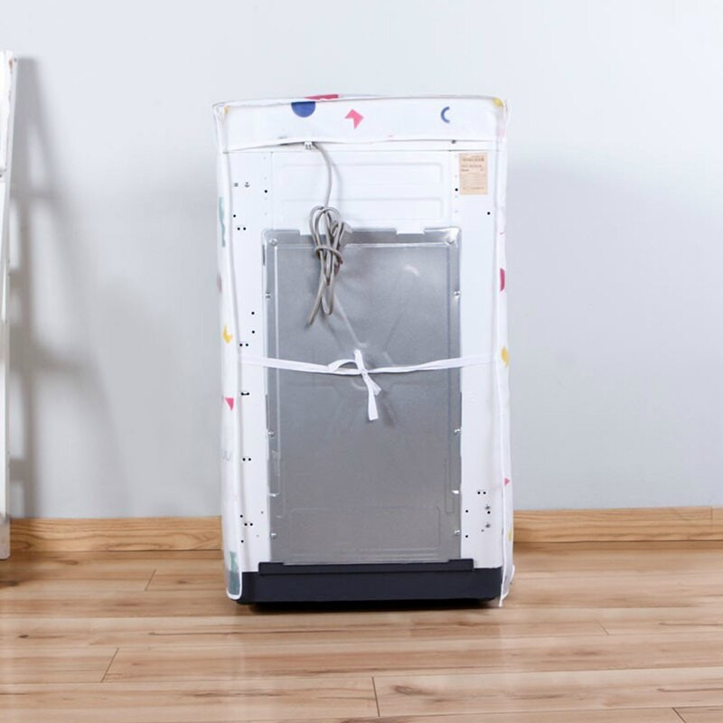 Kryt na práčku s opaľovacím krémom, odolný voči prachu, vodotesný kryt, ochranný plášť na práčku, predný horný otvorený