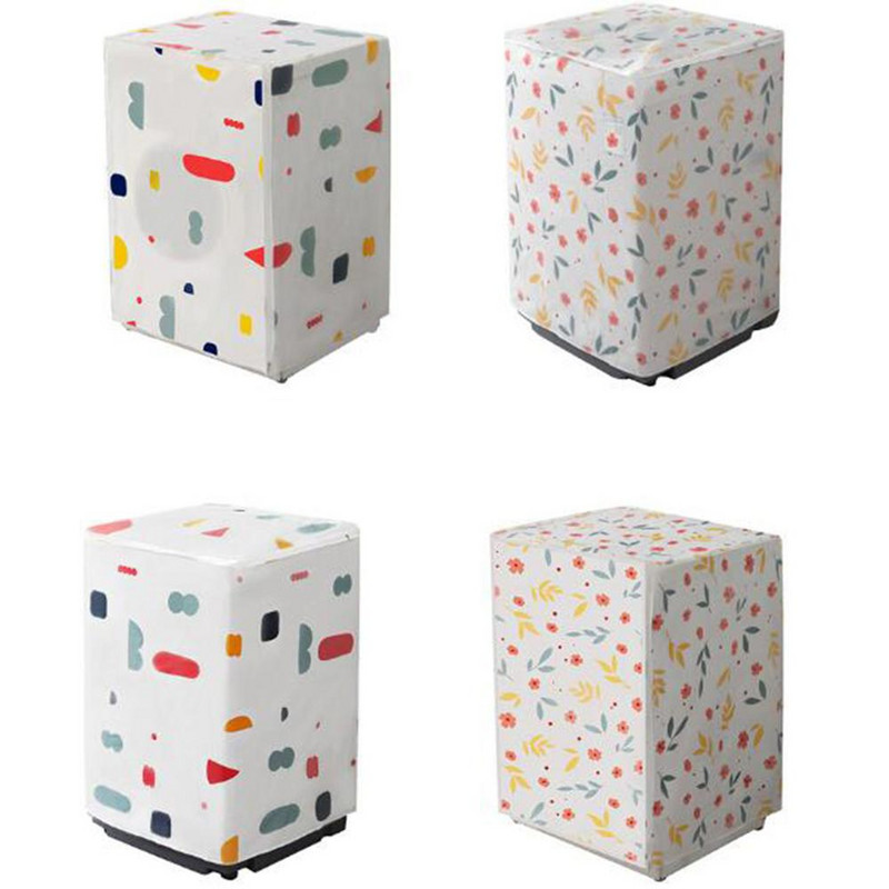 Vodotesný kryt na práčku, ochranný úložný vak so zipsom pre práčku s predným/horným plnením, vonkajšie a vnútorné použitie