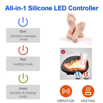 Отоплителни чехли USB акумулаторна електрическа възглавница за отопление на краката Удобна постоянна температура за зимни домашни офис консумативи