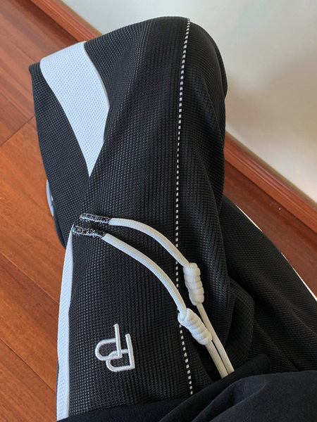 Pantaloni sport barbati cu sireturi si elastic la picioare