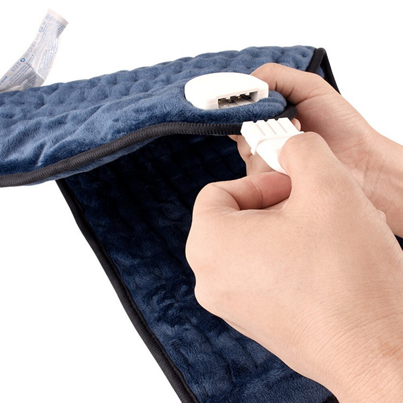 Elektrická vykurovacia podložka pre domácnosť, masážna zimná vykurovacia podložka, mäkká, priateľská k pokožke, ramenám, krku, zadnej časti nohy