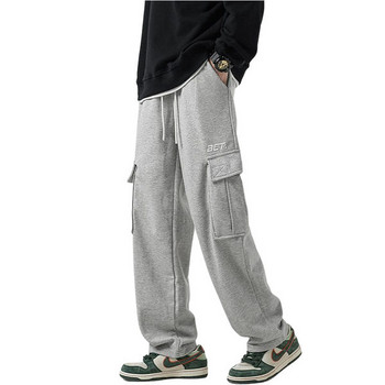 Мъжки панталон с джоб и ластик