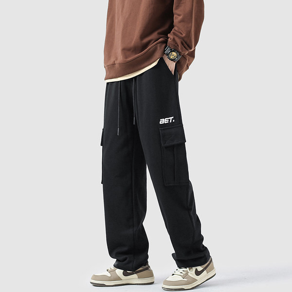 Pánske nohavice s vreckom a gumičkou