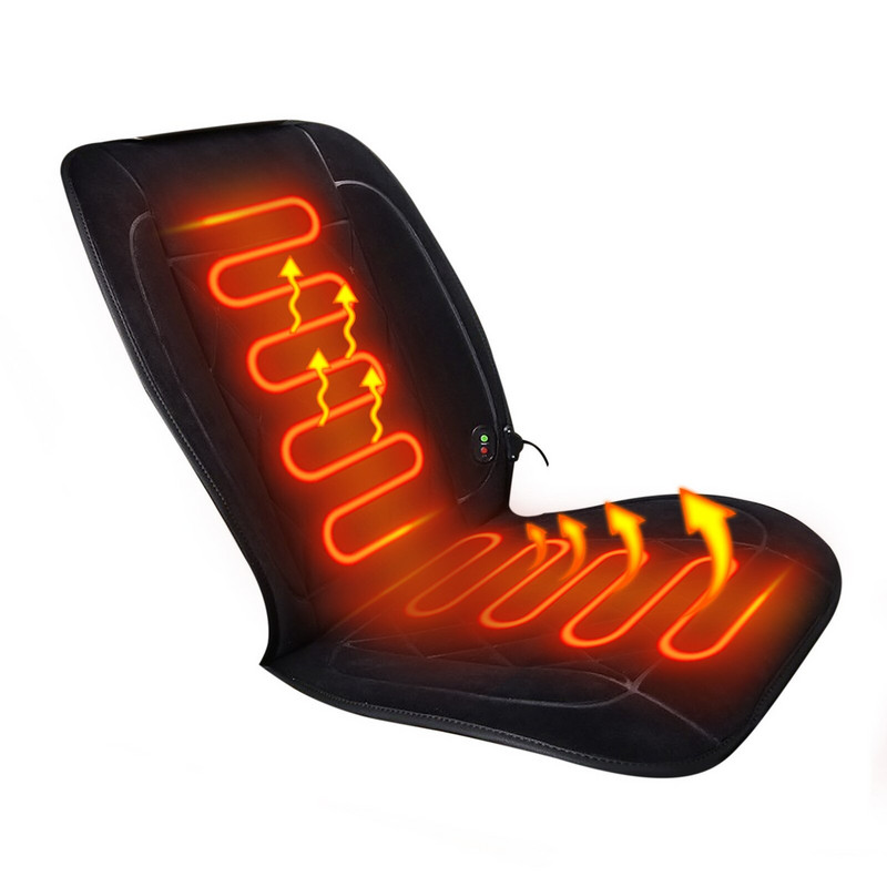 Vyhrievaný poťah na sedadlo do auta, inteligentný vyhrievací vankúš do auta, imitácia kašmíru, univerzálny vyhrievací vankúš do domácnosti 12v24v