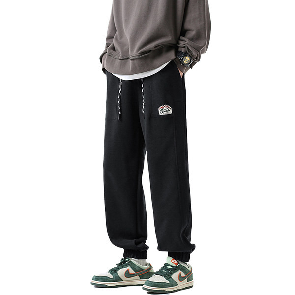 Pánske tepláky so šnúrkami a logom