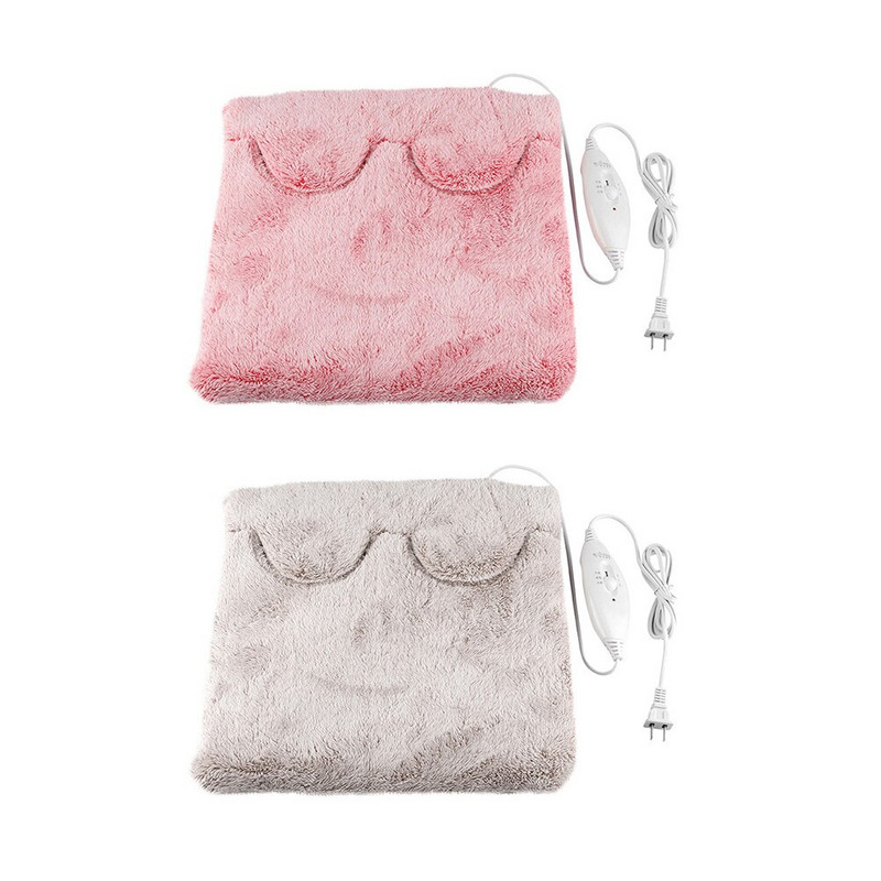 Vyhrievané papuče Pohodlný elektrický multifunkčný vyhrievací vankúš na nohy s konštantnou teplotou, odnímateľný pre zimnú domácu kanceláriu