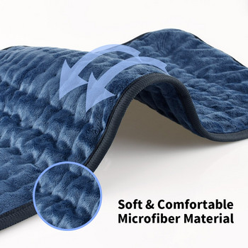 Ρυθμιζόμενο μαξιλαράκι ύπνου 6 ταχυτήτων Ηλεκτρική θερμότερη κουβέρτα για ανακούφιση πόνου Μασάζ φιλικό προς το δέρμα για οικιακό καναπέ-κρεβάτι Κάθισμα γραφείου