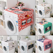 Kryt na práčku Nordic, zelený list, kryt na práčku, rúra, mikrovlnná rúra, chladnička, moderný bytový dekor