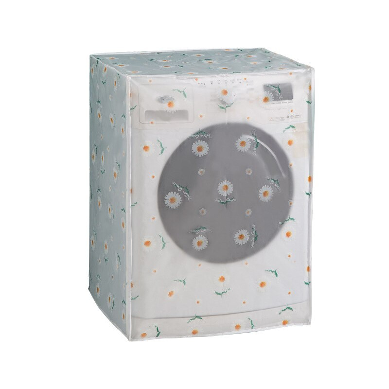 Jachetă de protecție împotriva prafului de spălat deschis 2021 Carcasă impermeabilă Husă de protecție solară Capac frontal al mașinii PEVA Spălat praf Mașină de spălat