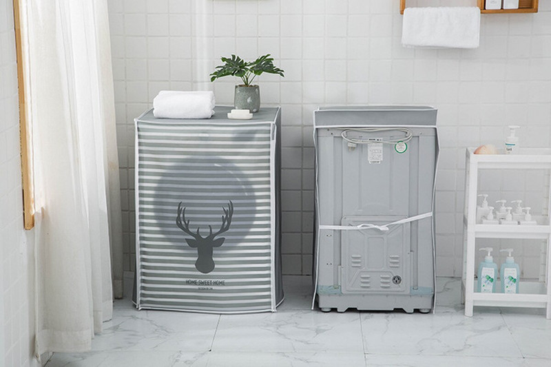 Kryt PEVA pre práčku Kryt horného valčeka na nakladanie práčky Vodotesný predný kryt na tovar Pranie v domácnosti Prach