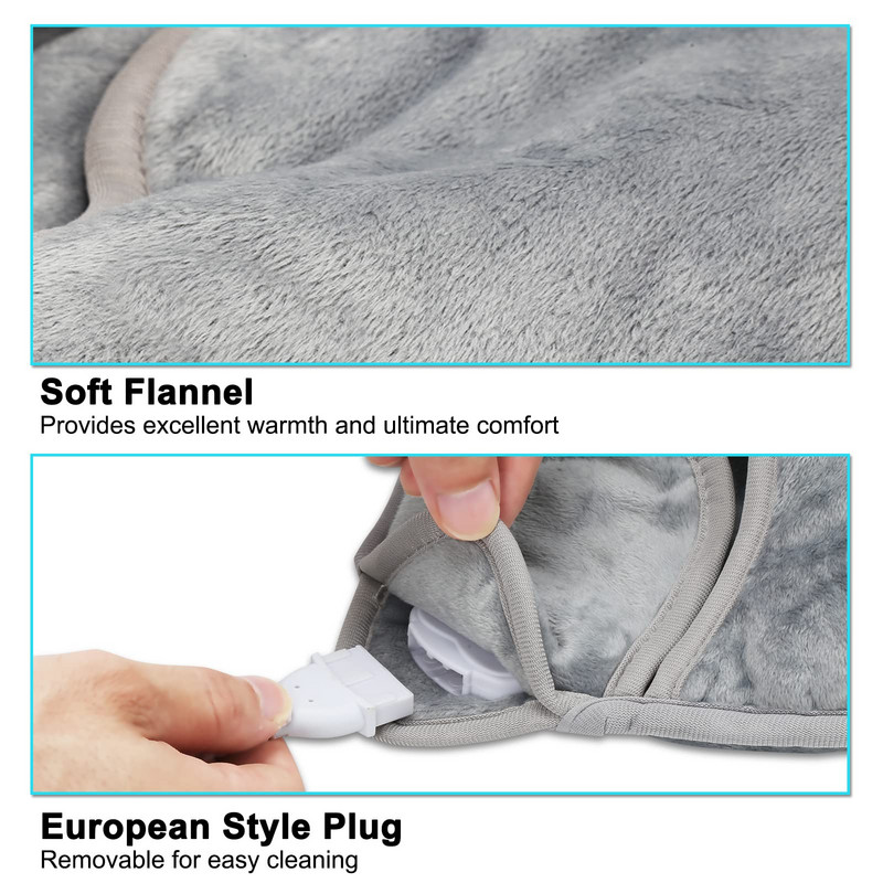 USB električni jastučić za grijanje Tople papuče za noge Zimski grijač za ruke/noge 6 temperaturnih razina Perivi grijači za kućanstvo Jastuci za grijanje