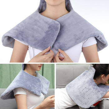 60*30cm 75W Microplush Електрическа нагревателна подложка 3-степенно електрическо одеяло за корема, кръста, гърба, облекчаване на болки през зимата, топло, нагревателна подложка