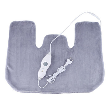 60*30cm 75W Microplush Електрическа нагревателна подложка 3-степенно електрическо одеяло за корема, кръста, гърба, облекчаване на болки през зимата, топло, нагревателна подложка