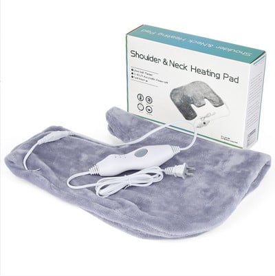 Elektrická vyhrievacia podložka z mikroplyšu 60*30 cm 75 W, 3 úrovne, elektrická deka na úľavu od bolesti brucha, pása a chrbta, zimná ohrievacia podložka