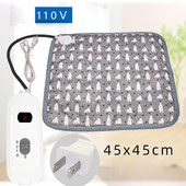 Vodotesná vyhrievacia podložka pre domáce zvieratá 45x45cm Oxfordská látka Elektrická vyhrievacia podložka pre psov a mačky na zimu
