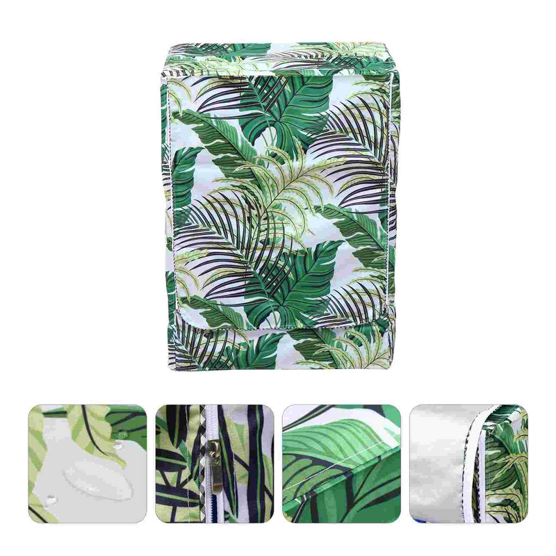 Huzat Mosógép Vízálló Trópusi Gépvédő Kendő Konyhai dekoráció Kiegészítők Szárító Mosás