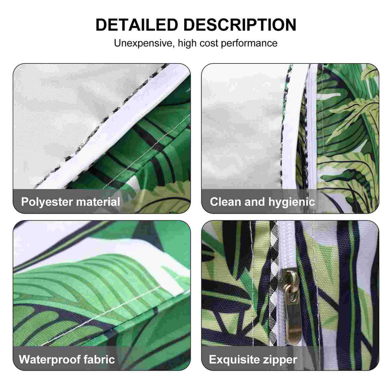 Kryt na podložku, vodotesný, tropický ochranný kryt na stroj, handrička, kuchynské dekorácie, príslušenstvo, sušička, umývanie