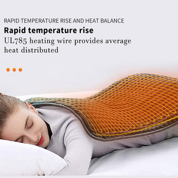 Интелигентно отопляемо електрическо одеяло Нагревателна подложка Корем Талия Облекчаване на болки в гърба Зимно топло Контролер за топлина Рамо Врат Гръбначен стълб