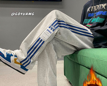 Sportski muški donji dio s rubom