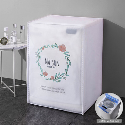 Kryt valčekového pracieho stroja - puzdro na tovar pre domácnosť - kryt pracieho stroja - predný ochranný kryt proti prachu, PEVA - vodotesný