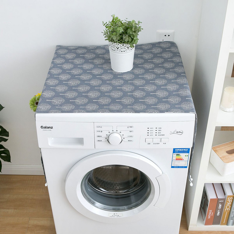 Hladnjak Kućni Rhombus Stroj za čišćenje Prašina Prašina Navlake za pranje Geometrijski zaštitnici Navlake Pamučne navlake za prašinu Džep s