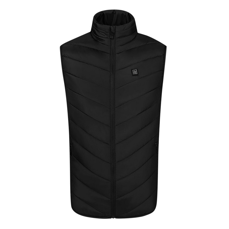 Vestă de încălzire electrică, nou îmbunătățită, control dublu, 13, vestă de încălzire, temperatură constantă, jachetă încălzită prin USB, vestă încălzită
