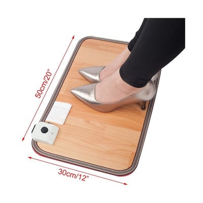 Elektriniai šildomi grindų kilimėliai po rašomuoju stalu Šildomas pėdų šildytuvas Saugus ir tylus šildomas grindų kilimėlis pėdoms po rašomuoju stalu