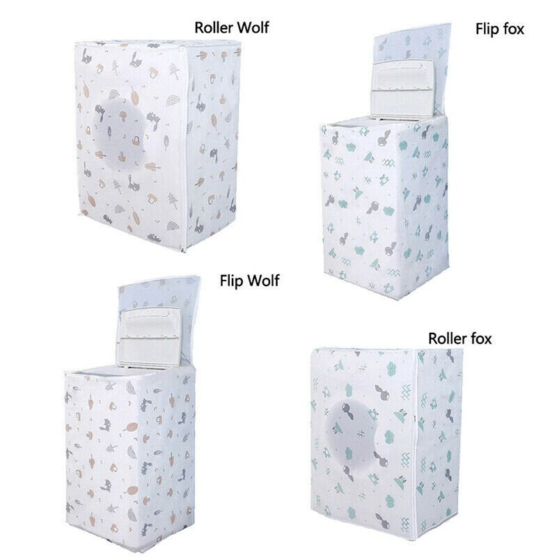 Univerzálny jednoduchý vodotesný kryt na zips do práčky Fox Wolf