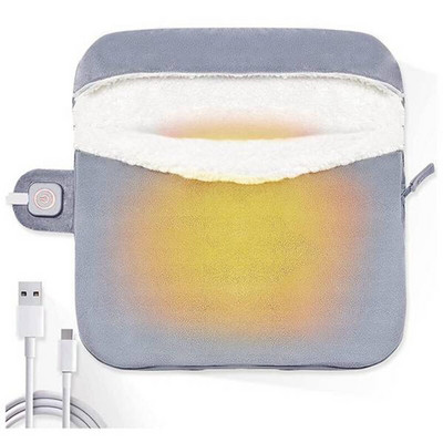 Încălzitor electric pentru încălzire pentru picioare USB Pad de încălzire Acoperire pentru picioare Încălzitor pentru picioare papuci Pernă de încălzire Consumabile cu temperatură constantă de iarnă