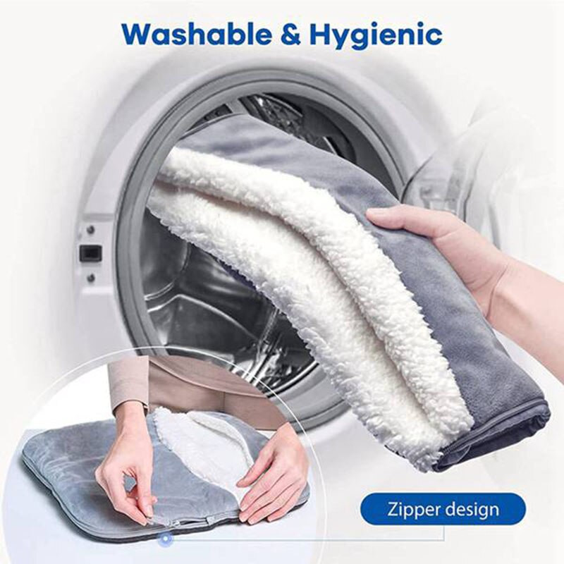 Încălzitor electric pentru încălzire pentru picioare USB Pad de încălzire Acoperire pentru picioare Încălzitor pentru picioare papuci Pernă de încălzire Consumabile cu temperatură constantă de iarnă