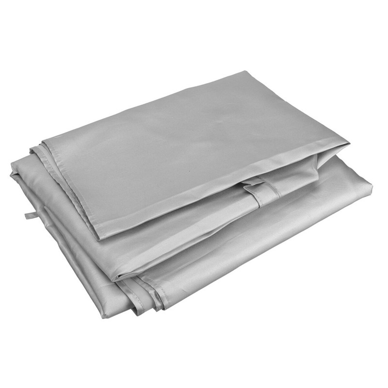 Kryt na práčku Pulsator, vodotesný, sušička bielizne, polyesterový strieborný povlak, prachotesné puzdro s vrchným plnením a vreckom