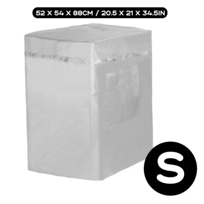 Mosógép burkolat Dob Pulsator Vízálló Fényvédő Felülről nyíló Védő Takaró Bevonat Betöltés Porálló tok zsebbel