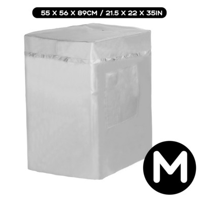 Mosógép burkolat Dob Pulsator Vízálló Fényvédő Felülről nyíló Védő Takaró Bevonat Betöltés Porálló tok zsebbel