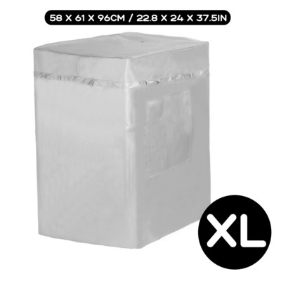 Mosógép burkolat Dob Pulsator Vízálló Fényvédő Felülről nyíló Védő Takaró Bevonat Betöltés Porálló tok zsebbel