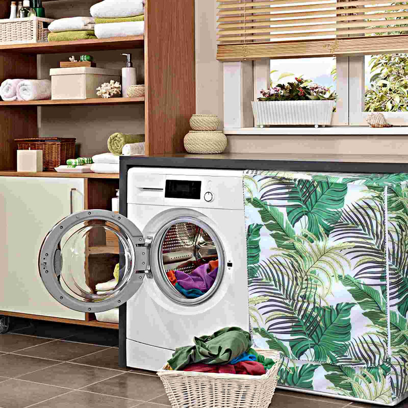 Kryt na podložku, vodotesný, tropický ochranný kryt na stroj, handrička, kuchynské dekorácie, príslušenstvo, sušička, umývanie