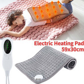 Elektrické vyhrievacie podložky s rozmermi 59 * 30 cm, nastaviteľná elektrická deka s 10 prevodmi na úľavu od bolesti brucha, pása a chrbta, zimné teplejšie podložky