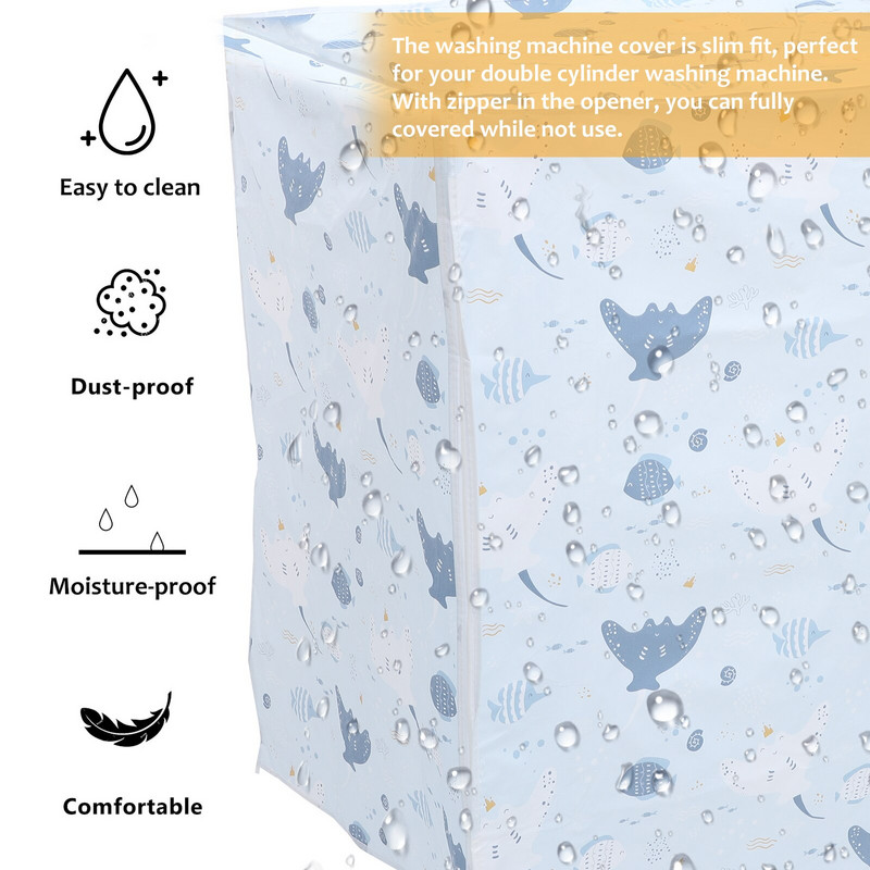 Huzat Mosógép Mosógép Szárítógép Kültéri Vászonvédő Huzatok Védő Ruhanemű Dekoratív Törölköző Háztartás elöl