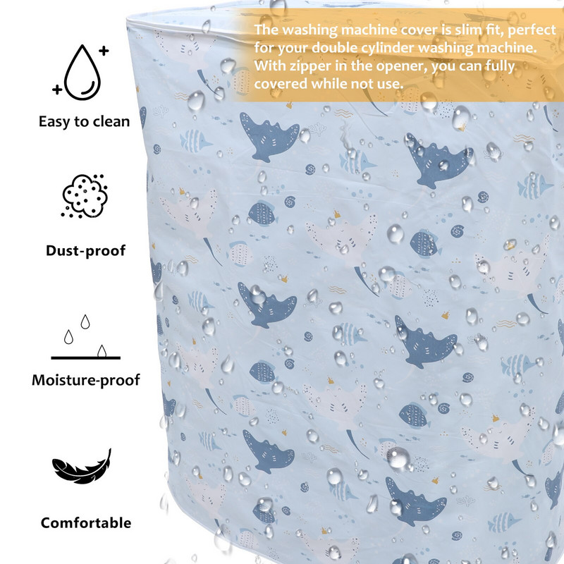 Huzat Mosógép Mosógép Szárítógép Kültéri Vászonvédő Huzatok Védő Ruhanemű Dekoratív Törölköző Háztartás elöl