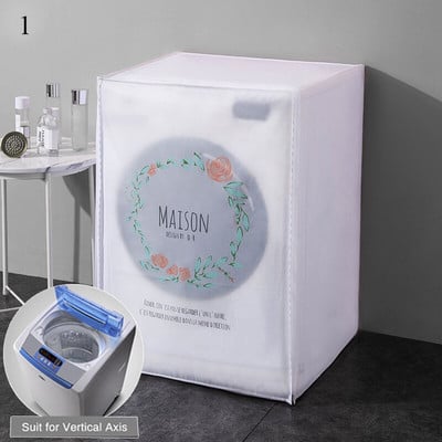 Capac de praf cu încărcare frontală pentru mașină de spălat cu pulsator Capac de praf impermeabil, tambur, capac pentru mașină de spălat automată, bunuri de uz casnic