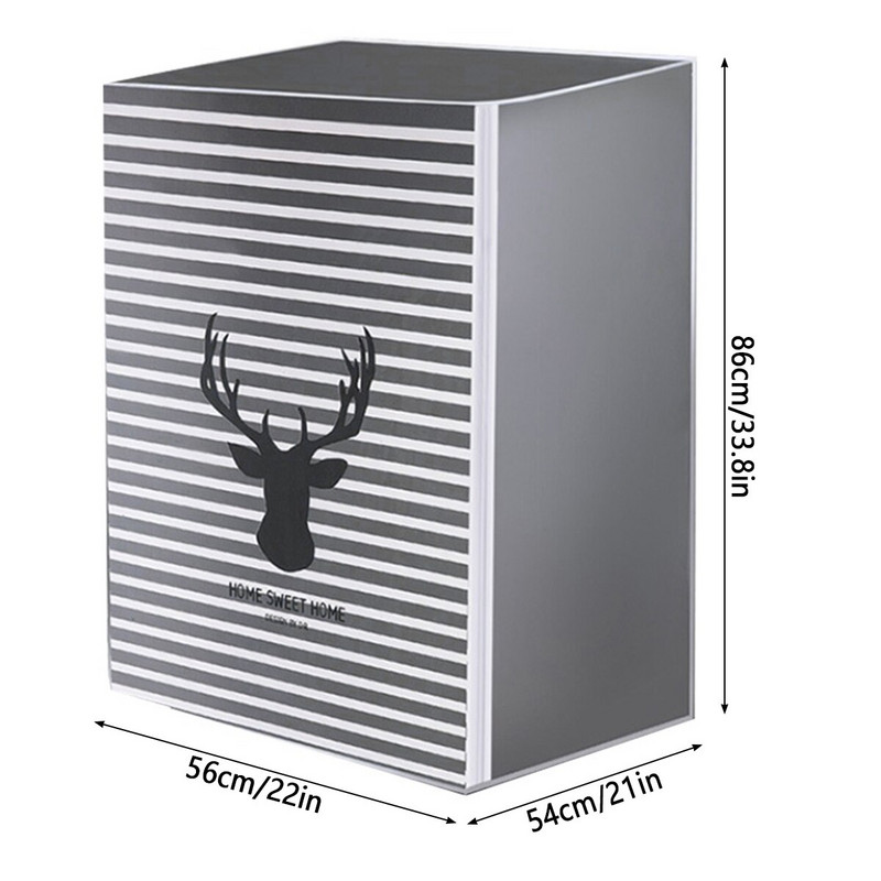 Univerzálny kryt na práčku, prachotesný kryt PEVA, vodotesný a priedušný ochranný kryt na bubon práčky