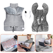 Zimná elektrická šatka, mäkká prenosná zimná elektrická vyhrievacia podložka, časovo nastaviteľný zábal krku, elektrická deka, umývateľná na telo