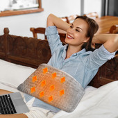 Električni jastučić za grijanje 3 brzine Podesivi jastučić za grijanje za spavanje Meka koža prijatna za tijelo Ramena Vrat Natrag Noga Kauč Krevet Sjedište Ured