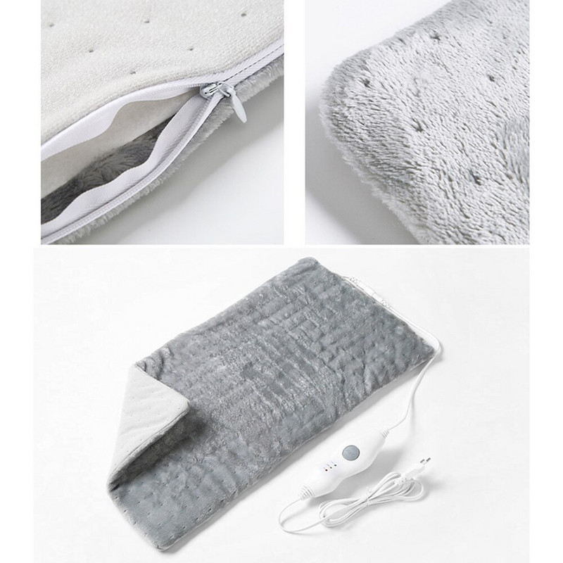 Električni jastučić za grijanje 3 brzine Podesivi jastučić za grijanje za spavanje Meka koža prijatna za tijelo Ramena Vrat Natrag Noga Kauč Krevet Sjedište Ured