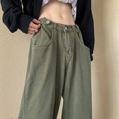 Pantaloni largi cu buzunar