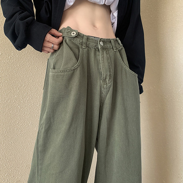 Pantaloni largi cu buzunar