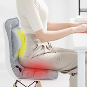 Naujas šildomas pagalvėlė kėdei Žiemos greito šildymo padėklas Trijų greičių Reguliuojama temperatūra Šilumos pagalvėlė Šilumos kilimėlis USB Širdies Kilimėlis