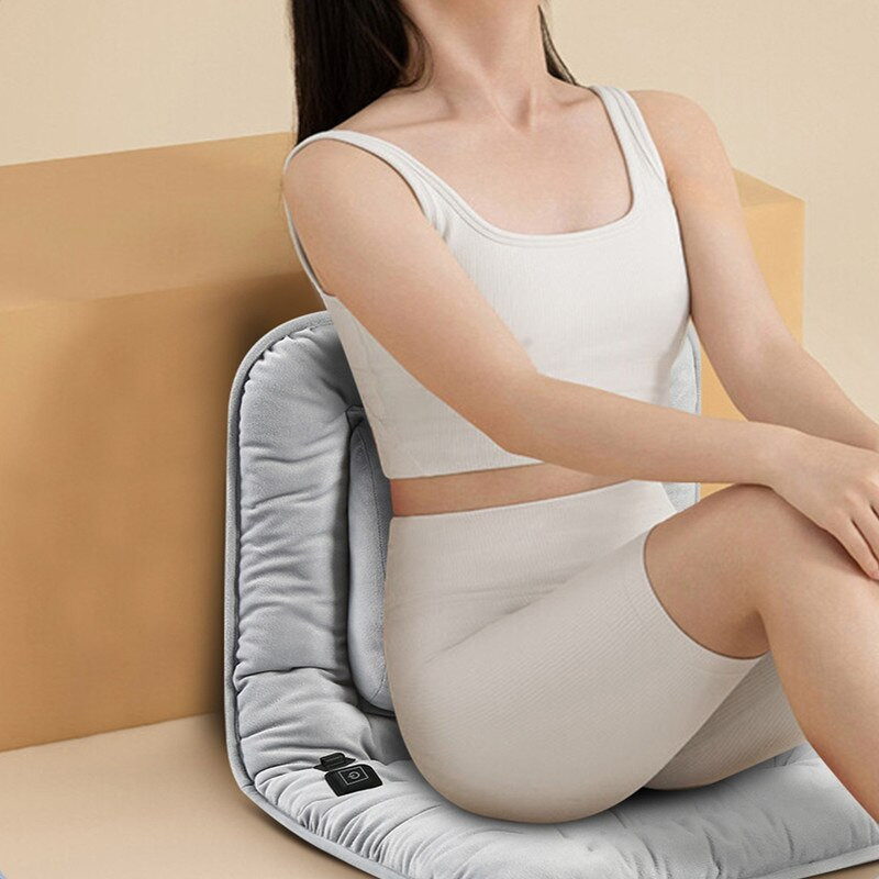 Naujas šildomas pagalvėlė kėdei Žiemos greito šildymo padėklas Trijų greičių Reguliuojama temperatūra Šilumos pagalvėlė Šilumos kilimėlis USB Širdies Kilimėlis