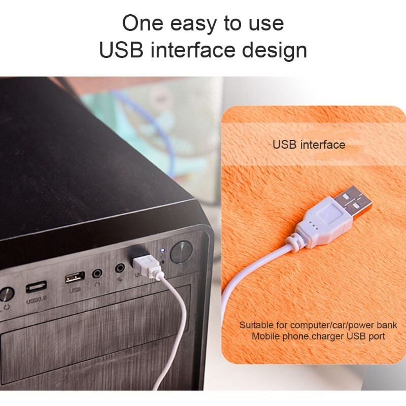 Vyhrievacia podložka USB Elektrický vyhrievaný sedací vankúš pre zimný ohrievač kancelárskych stoličiek do auta