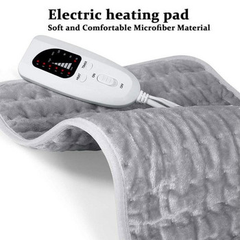 Επίπεδο 6 Ηλεκτρικό μαξιλαράκι θέρμανσης θερμοθεραπευτικό μαξιλαράκι για ανακούφιση πόνου σώματος Χρονοδιακόπτης μαξιλαριού Απαραίτητη ηλεκτρική κουβέρτα για προθέρμανση τον χειμώνα