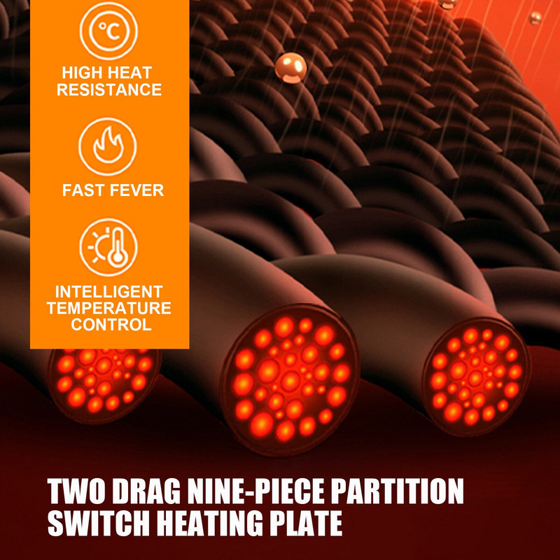 USB vyhrievacia podložka na oblečenie s 3 prevodovými stupňami nastaviteľnou teplotou, elektrická vyhrievacia podložka na vestu, bundu #25